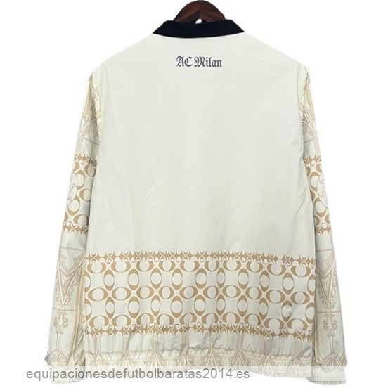 Nuevo Rompevientos AC Milan 24/25 Negro Amarillo Baratas